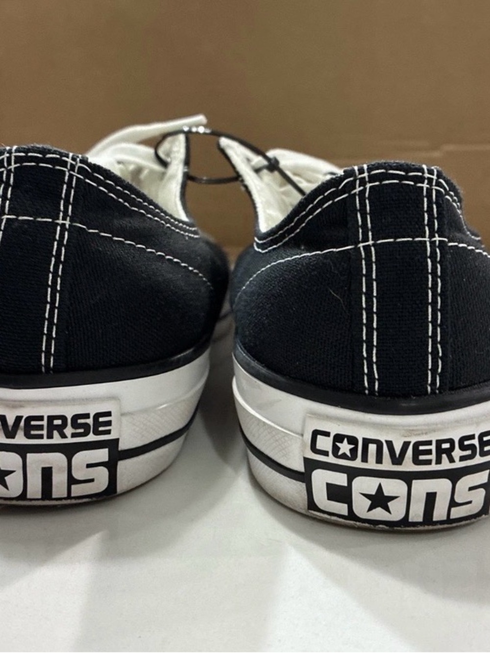 CONS Converse Low Top Skate Boarding Shoes Canvass Black 144578C Men's Sz 13 EUC - Picture 4 of 14